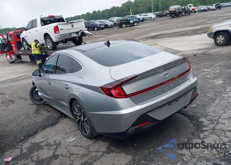 2020 Hyundai Sonata Sel Plus z USA, uszkodzony, nr VIN 5NPEJ4J23LH048013